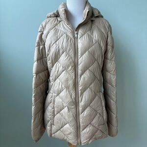 London Fog Quilted Puffer Winter Warm Jacket Coat Wmn’s Sz M